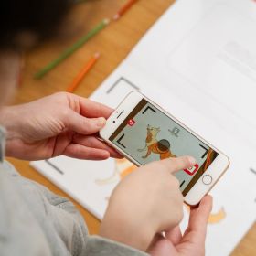 Cahier de dessin animé - Les fables de la fontaine - Blinkbook