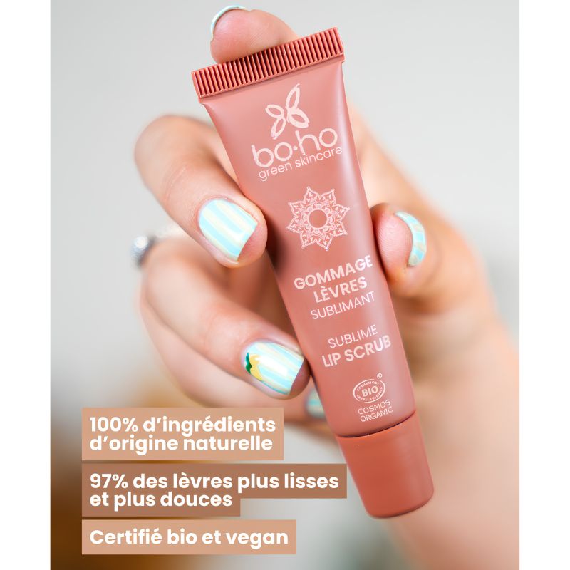 Gommage lèvres bio sublimant
