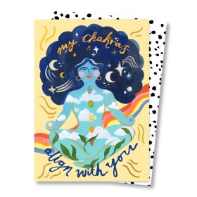 Carte -Avec toi, mes chakras s’alignent