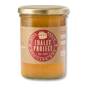 Bouillon d'os de poulet bio