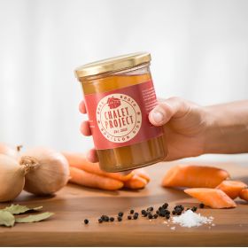 Bouillon d'os de boeuf bio