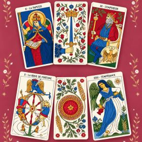 Le Tarot de Marseille de l'épanouissement - Cartes - Emilie Porte