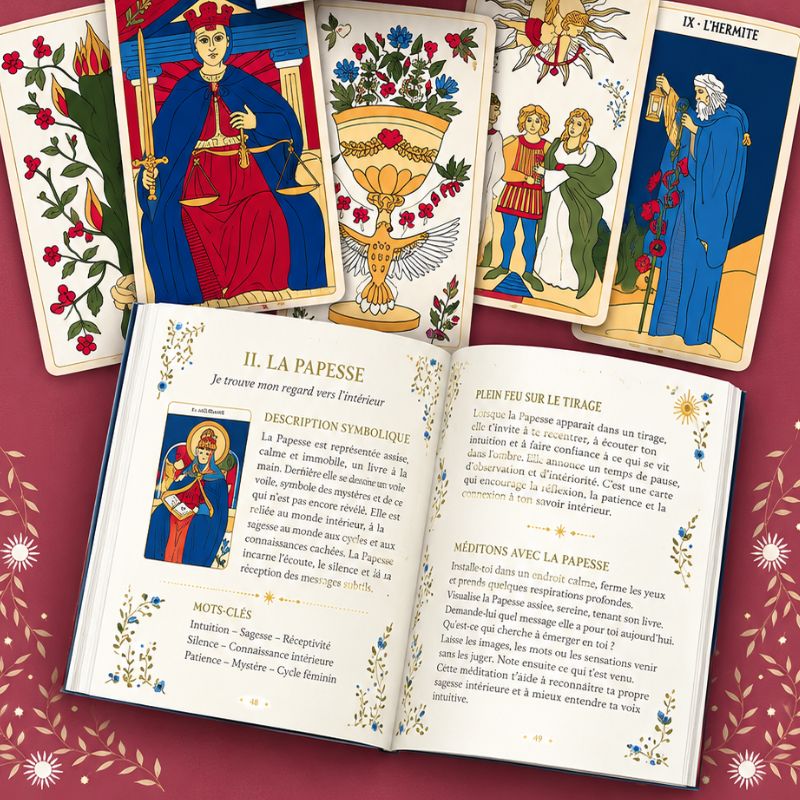 Le Tarot de Marseille de l'épanouissement - Cartes - Emilie Porte